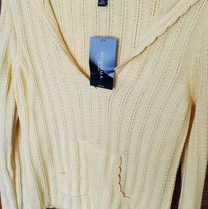 Sonoma Hooded Sweater Petite Med